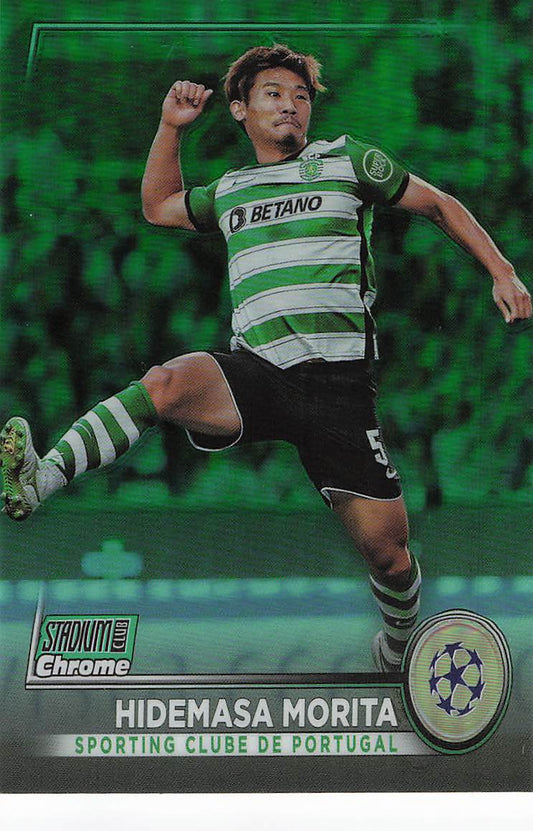 Hidemasa Morita Sporting Portugal #/99 2022-23 Stadium Club Chrome UCC