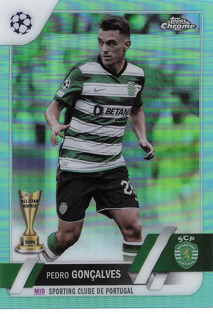 Pedro Gonçalves Sporting Clube de Portugal #/199 2022-23 Topps Chrome UCC