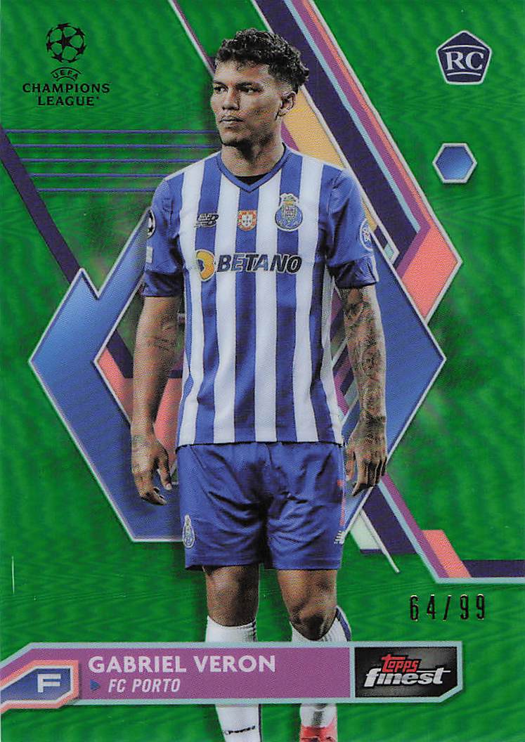 Gabriel Veron Porto #/99 2022-23 Finest UEFA Club Competitions