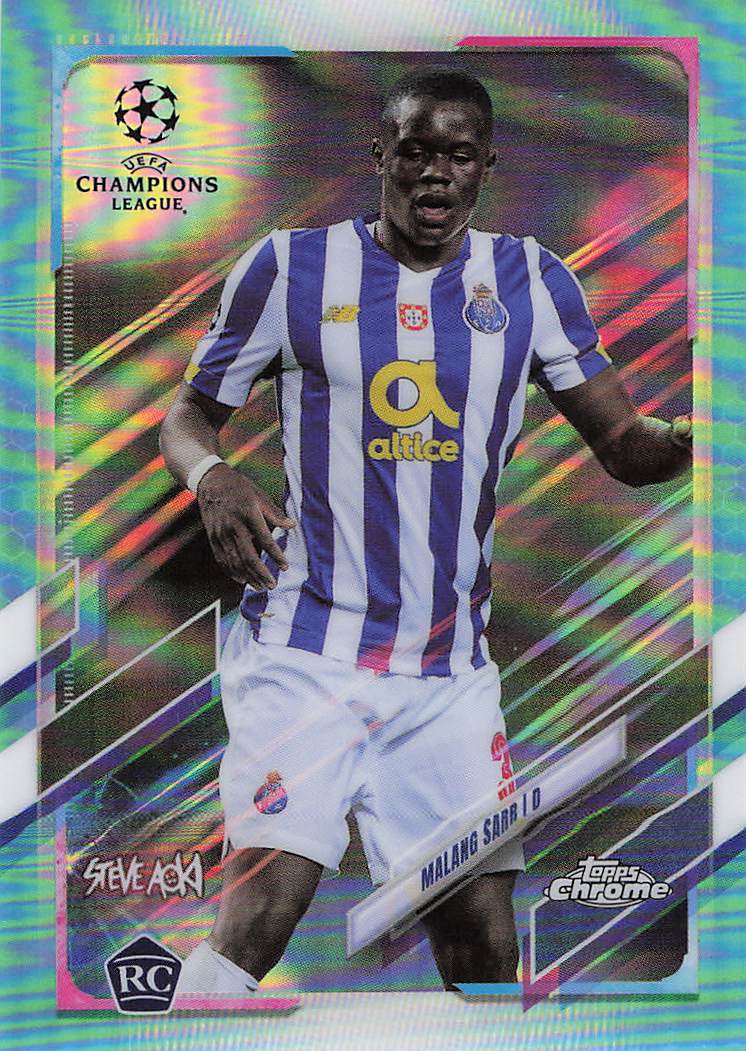 Malang Sarr Porto #/150 2020-21 Topps Chrome X Steve Aoki UCL Rookie