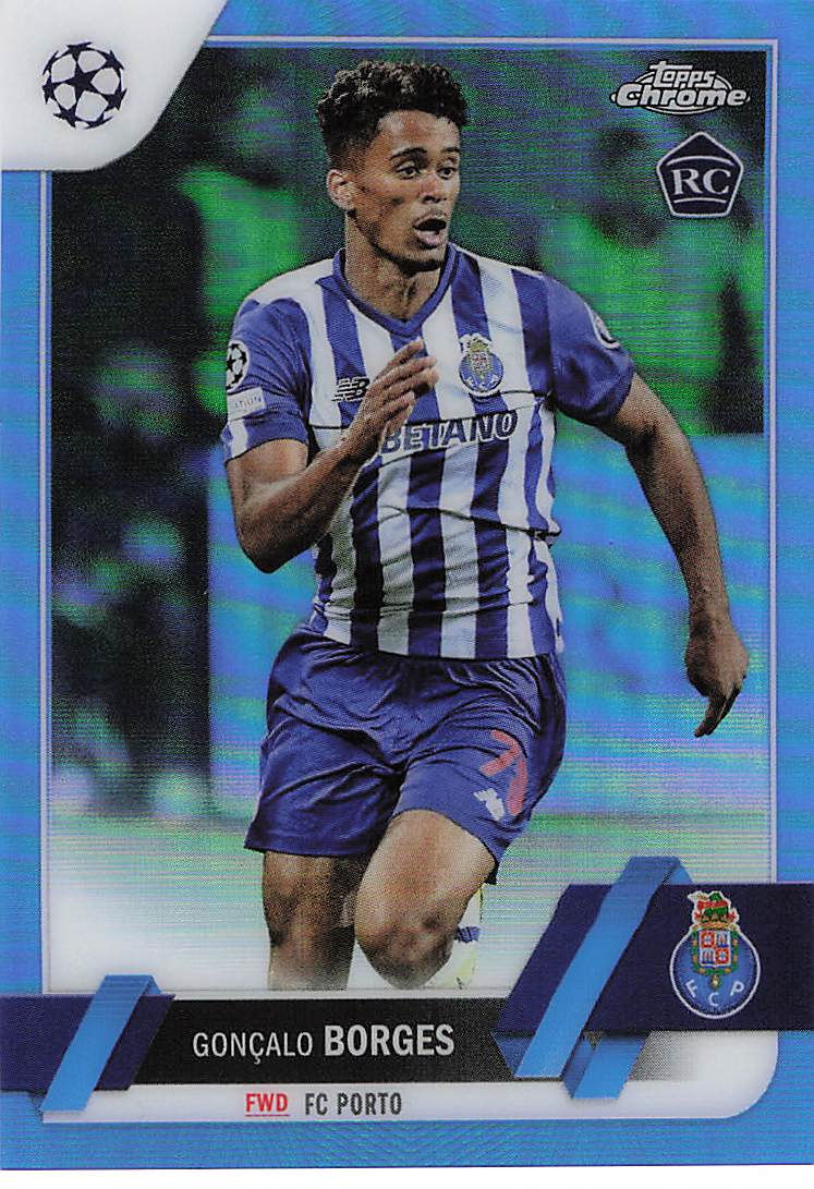 Gonçalo Borges Porto #/150 2022-23 Topps Chrome UEFA Club Competitions