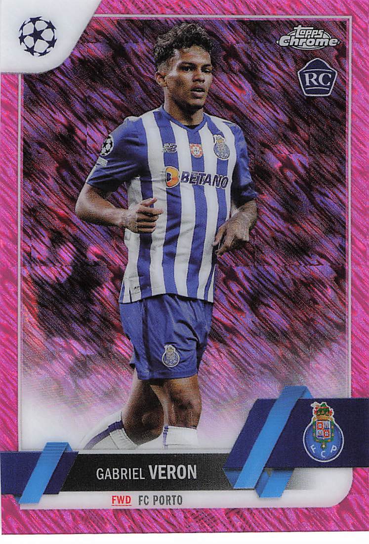 Gabriel Veron Porto #/250 2022-23 Topps Chrome UEFA Club Competitions