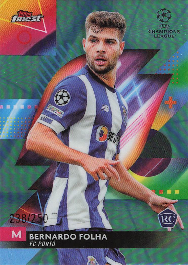 Bernardo Folha Porto #/250 2023-24 Finest UEFA Club Competitions