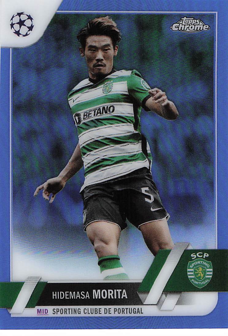 Hidemasa Morita Sporting Portugal #/150 2022-23 Topps Chrome UCC