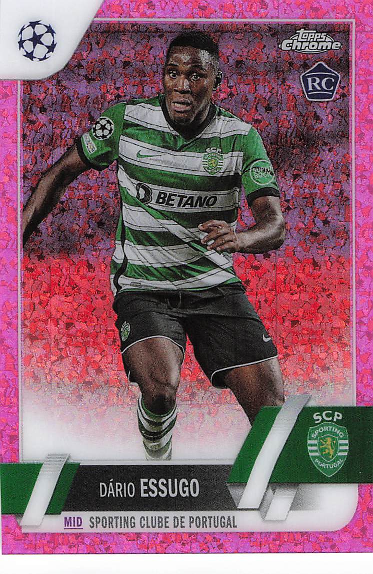 Dário Essugo Sporting Portugal #/175 2022-23 Topps Chrome UCC
