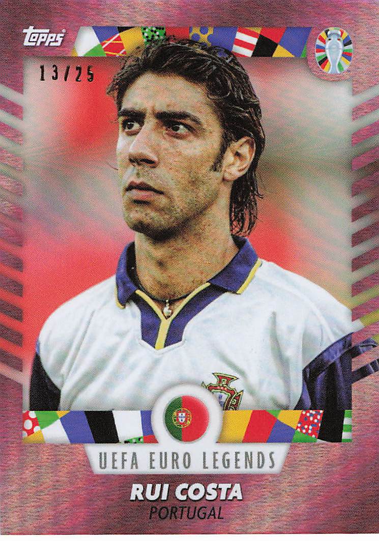Rui Costa Portugal 2024 Topps José Mourinho Platinum Curated UEFA EURO 2024
