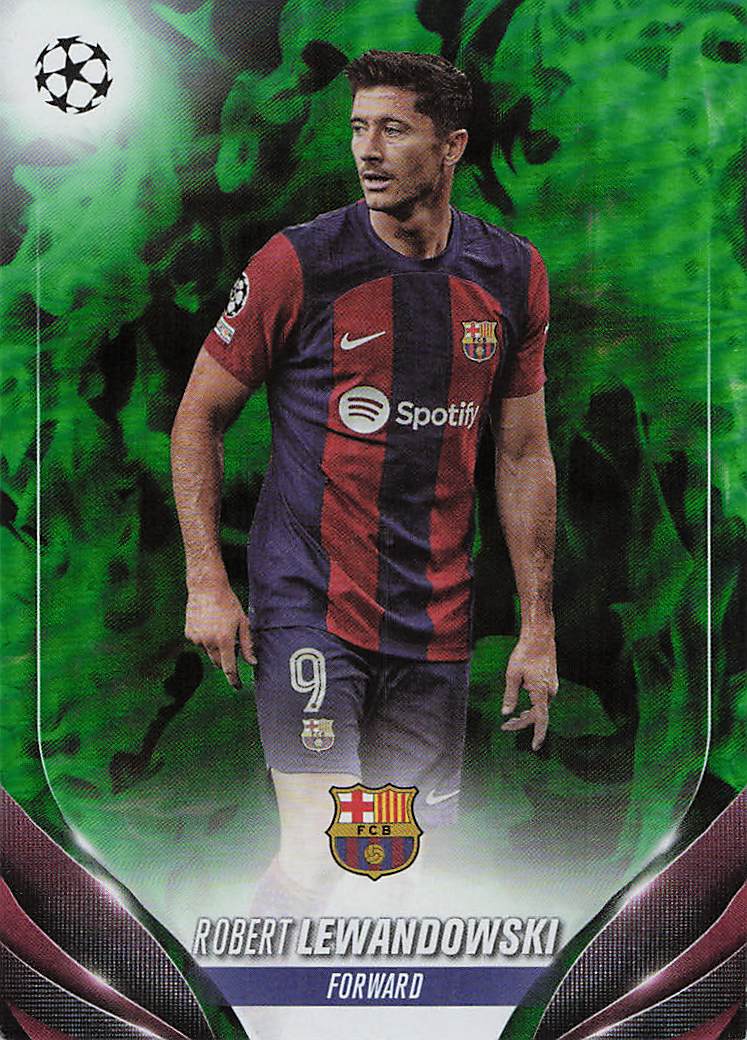 Robert Lewandowski FC Barcelona #/125 2023-24 Topps UEFA Club Competitions