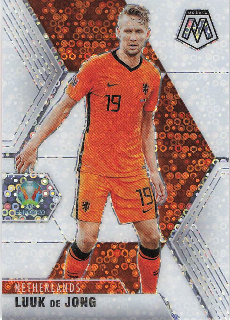 Luuk de Jong Netherlands #/25 2021 Panini Mosaic UEFA EURO