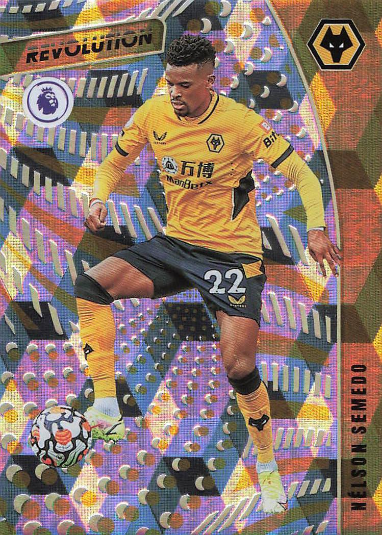 Nelson Semedo Wolverhampton #/20 2021-22 Panini Revolution Premier League