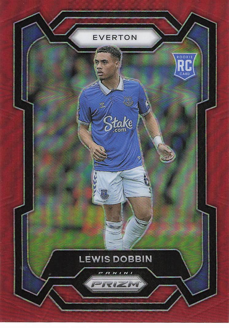 Lewis Dobbin Everton #/199 2023-24 Panini Prizm Premier League
