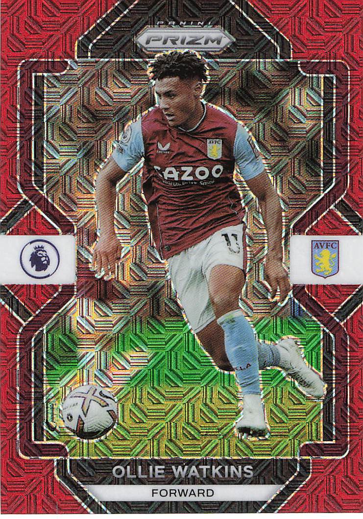 Ollie Watkins Aston Villa #/99 2022-23 Panini Prizm Premier League