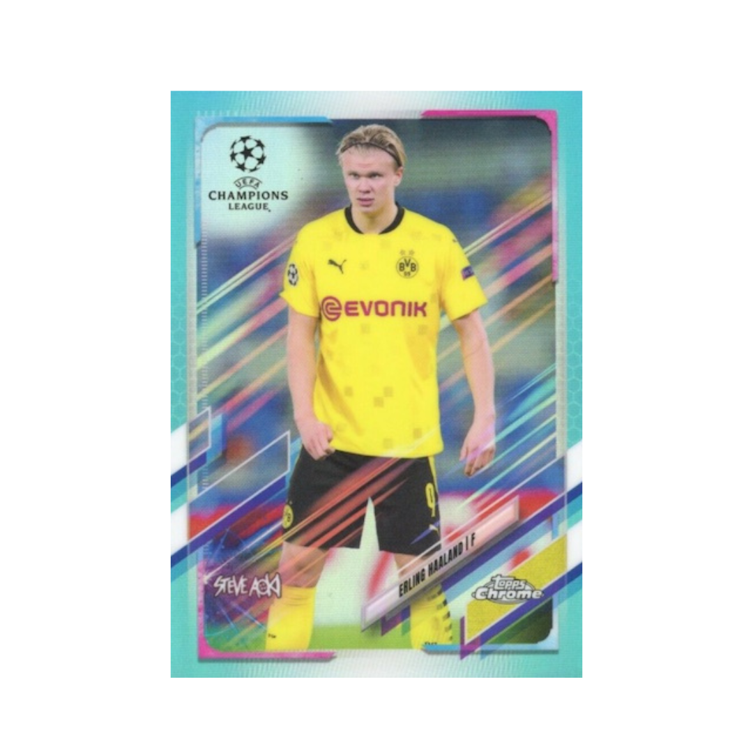 2020-21 Topps UEFA Champions League Chrome Steve Aoki X Neon Futures Soccer Hobby Box