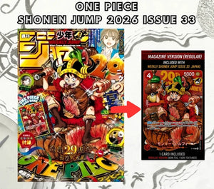 Shonen Jump 2026 Magazine + Monkey D. Luffy P-159 Promo Japans | One Piece