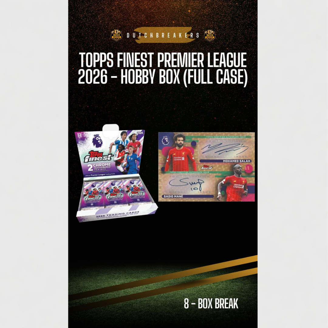 2026 Topps Finest Premier League Soccer Hobby Box 8x (FULL CASE) #187