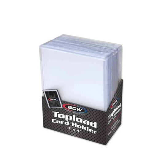 BCW Regular Toploader 3″ x 4″ (25 pc)