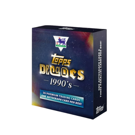 2025 Topps Decades Premier League 90's Edition Hobby Box