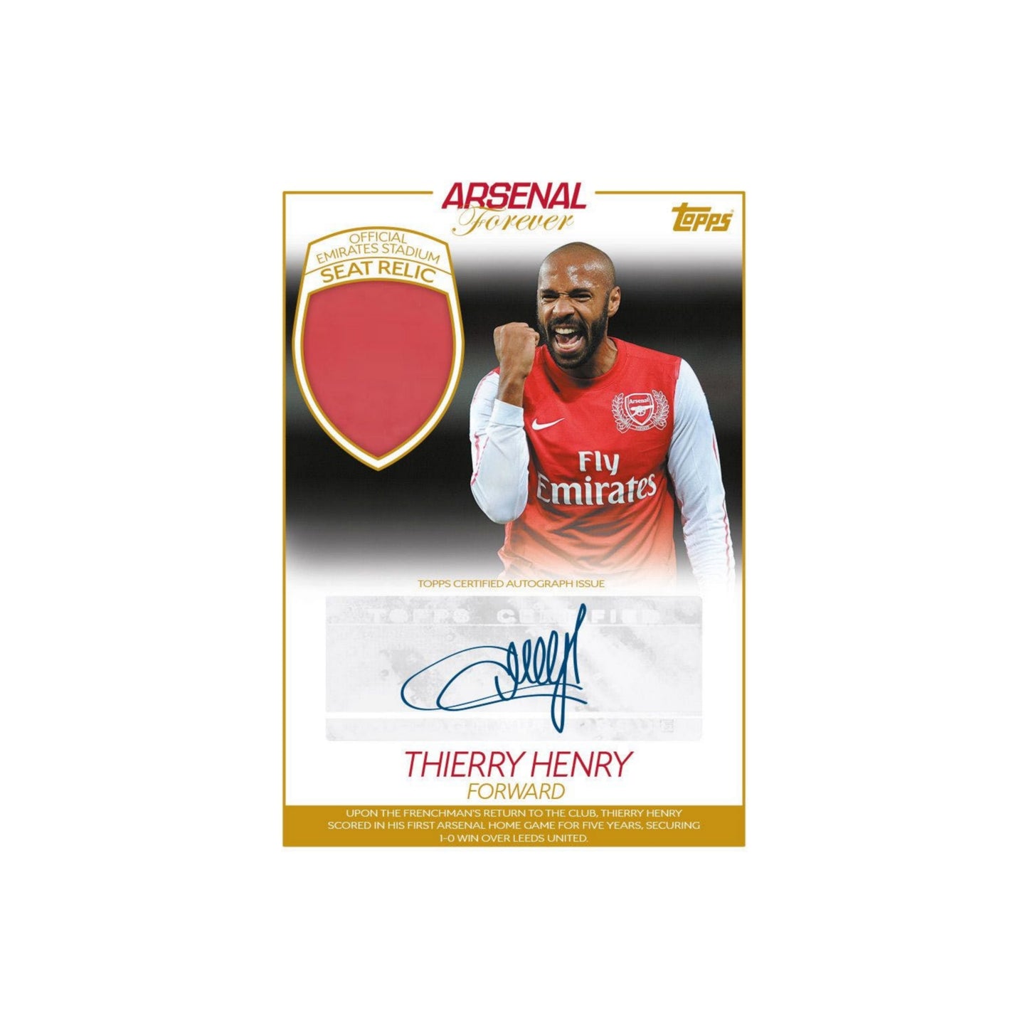 2023-24 Topps Soccer Arsenal Forever Hobby Box