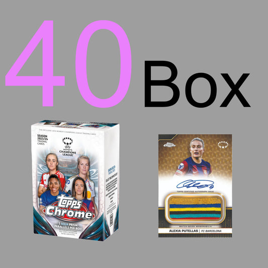 Topps Chrome Women UCL 2023-24 Blaster Box PYT 40x (FULL CASE) #070