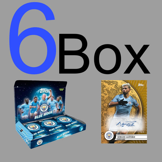 2024-25 Topps Blue Moon Manchester City Hobby Box 6x (HALF CASE) #089