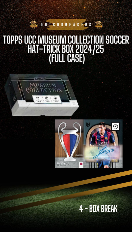 2024-25 Topps Museum Collection UCC - Hattrick Box 4x (FULL CASE) #160