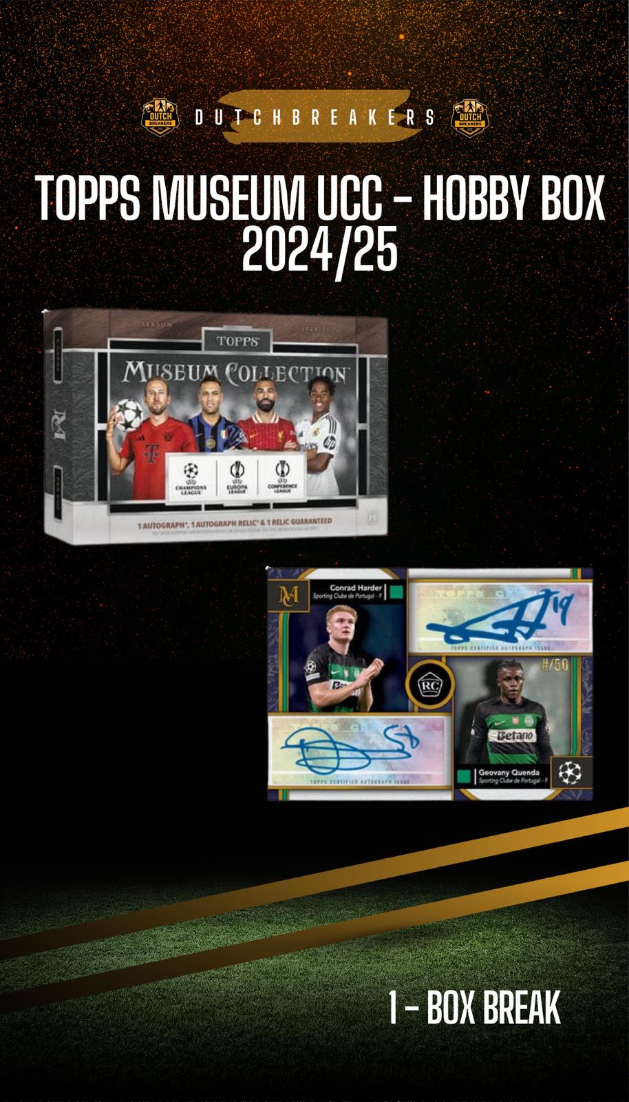 2024-25 Topps Museum Collection UCC - Hobby Box 4x (HALF CASE)