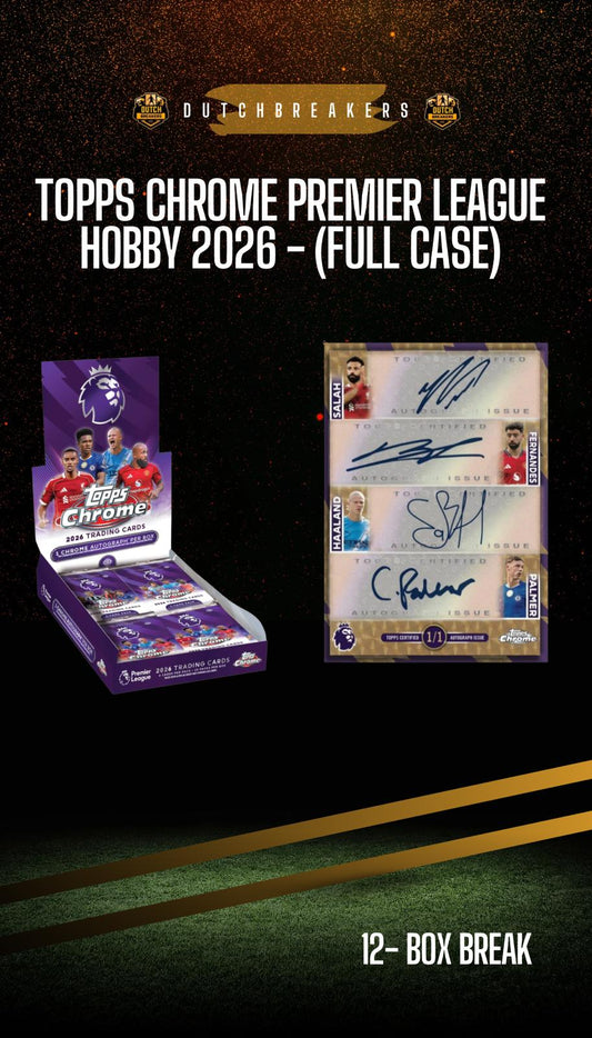 2026 Topps Chrome Premier League - Hobby Box 12x (FULL CASE) #170