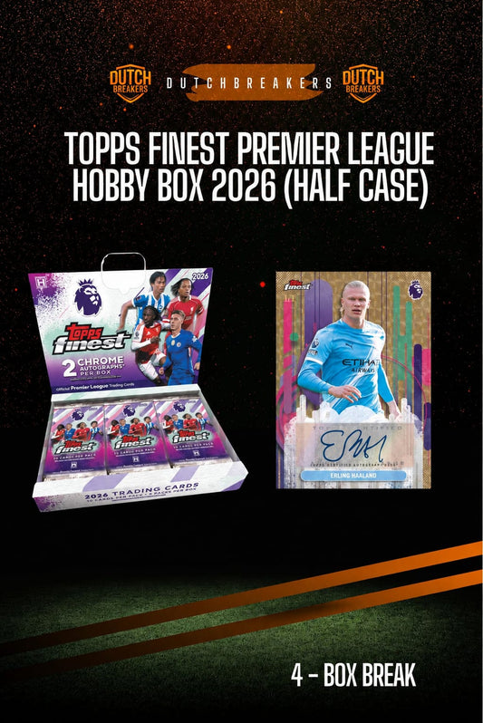 2026 Topps Finest Premier League Soccer Hobby Box 4x (HALF CASE) #201