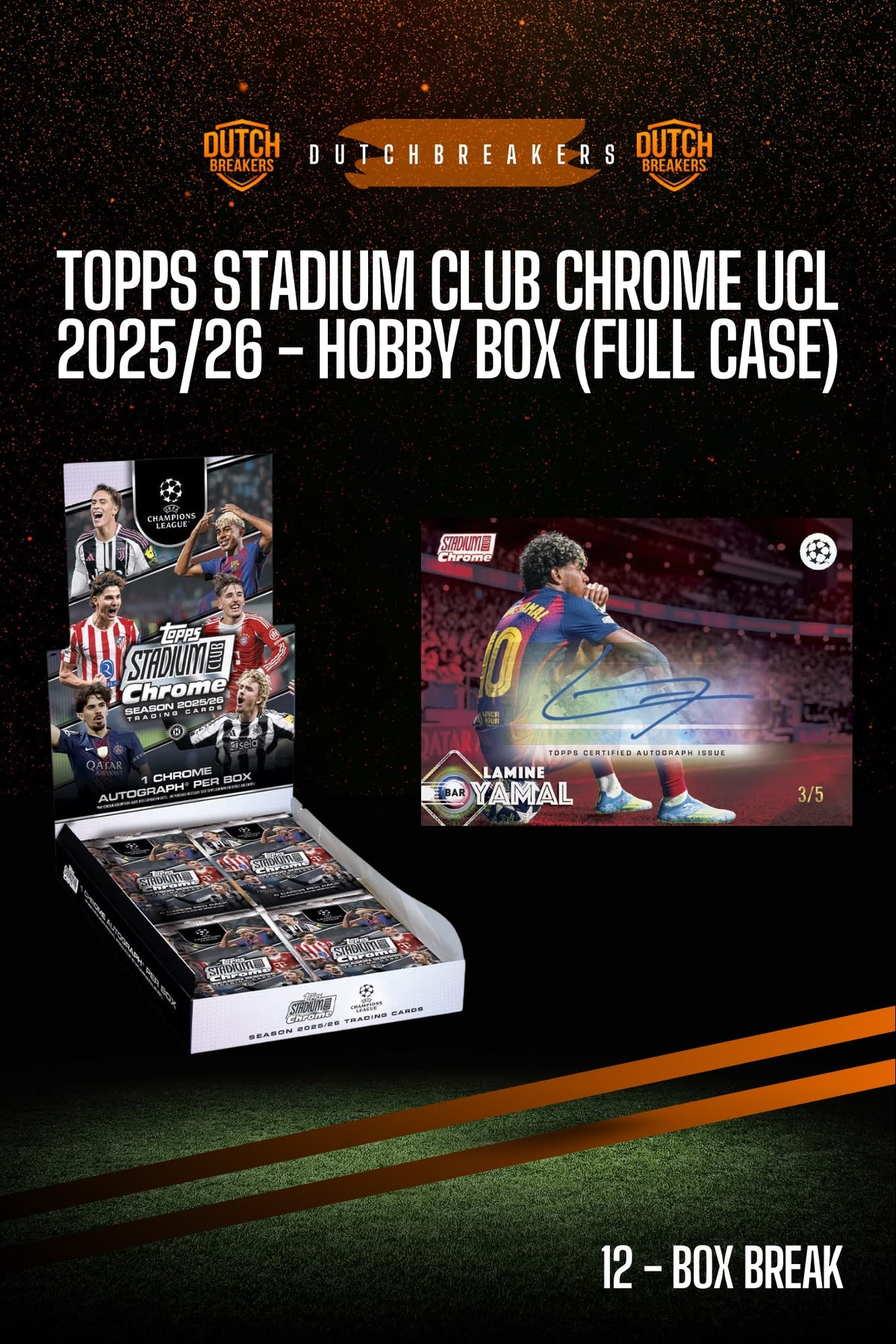 Topps Stadium Club Chrome UEFA Champions League 2025/26 - Hobby Box 12x (FULL CASE) #230