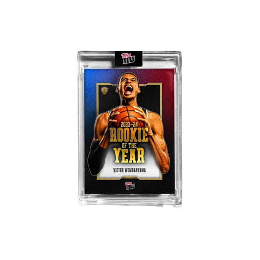 2023-24 Topps Now® Basketball Victor Wembanyama ROTY Single Card