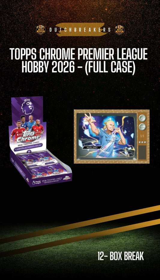 2026 Topps Chrome Premier League - Hobby Box 12x (FULL CASE) #172