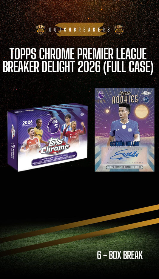 2026 Topps Chrome Premier League - Breaker Delight Box 6x (FULL CASE) #171