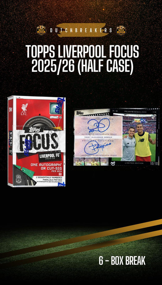 Topps Liverpool focus 2025/26 6x (HALF CASE) #182