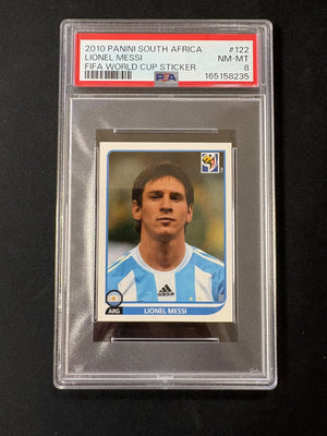 Lionel Messi - 2010 Panini World Cup Sticker PSA 8 (165158235)