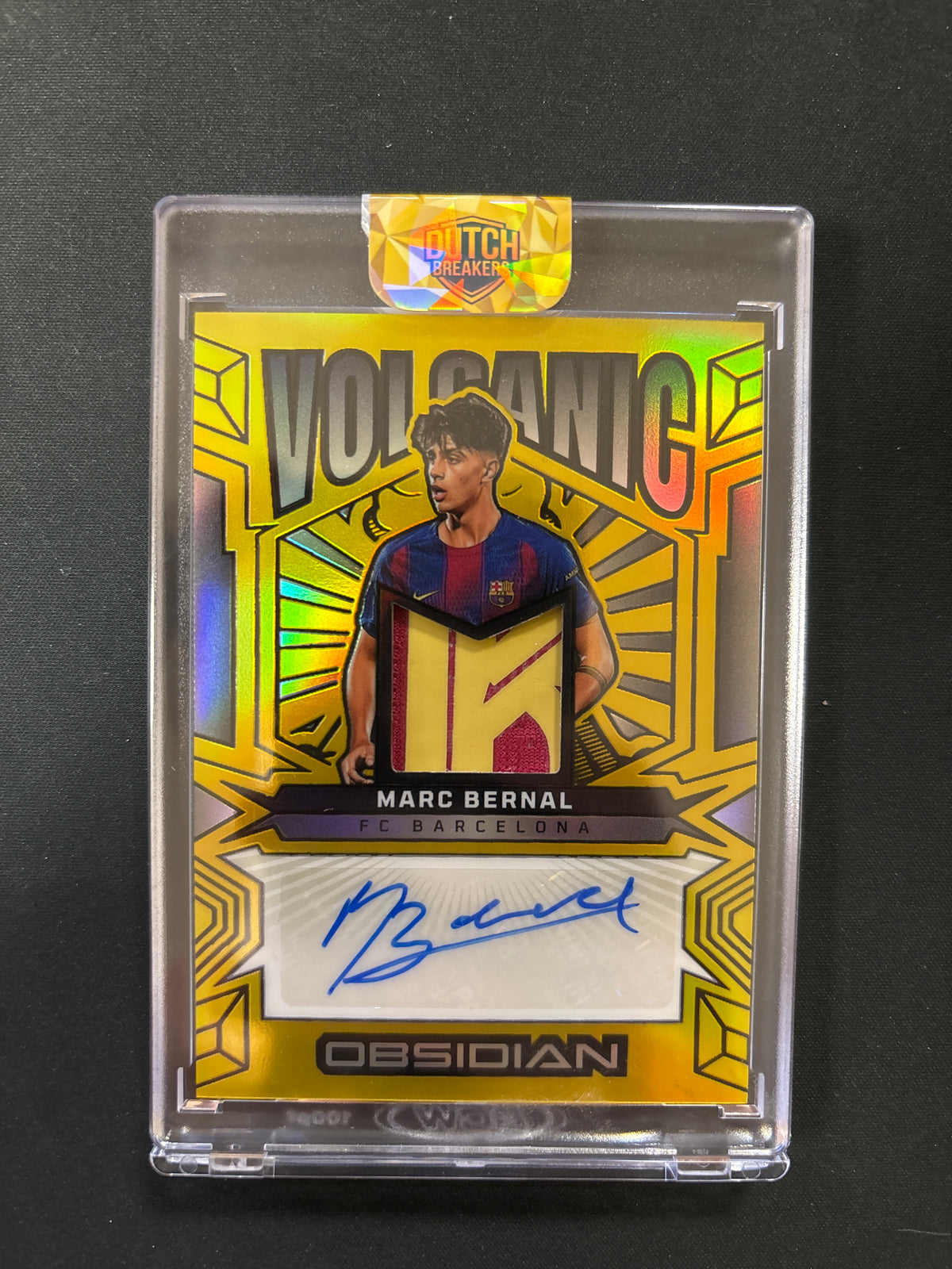 Marc Bernal - 2025-26 Panini Obsidian Autograph Patch /10