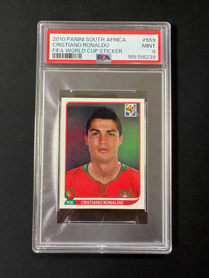 Cristiano Ronaldo - 2010 Panini World Cup Sticker PSA 9