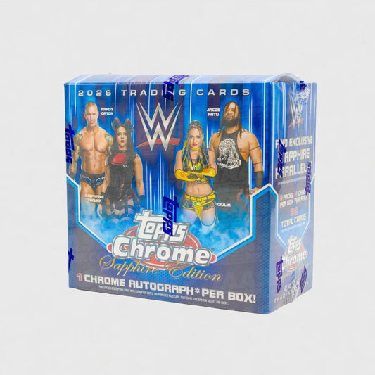 2026 Topps Chrome WWE Sapphire Hobby Box