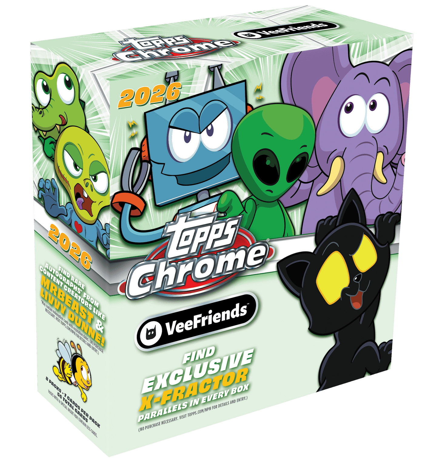 2026 Topps Chrome® VeeFriends - Mega Box case