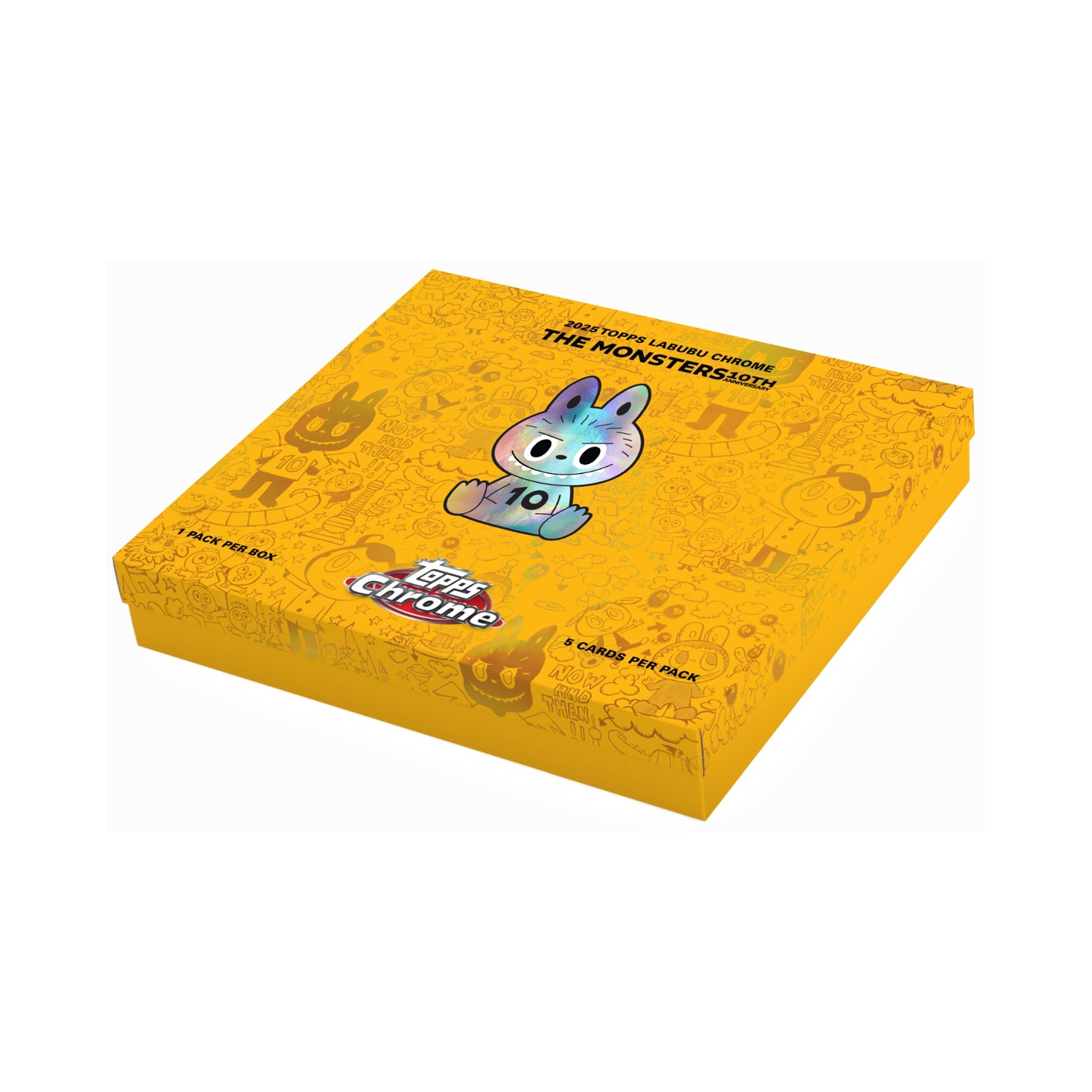 2025 Topps Labubu Chrome 10th Anniversary - Hobby Box