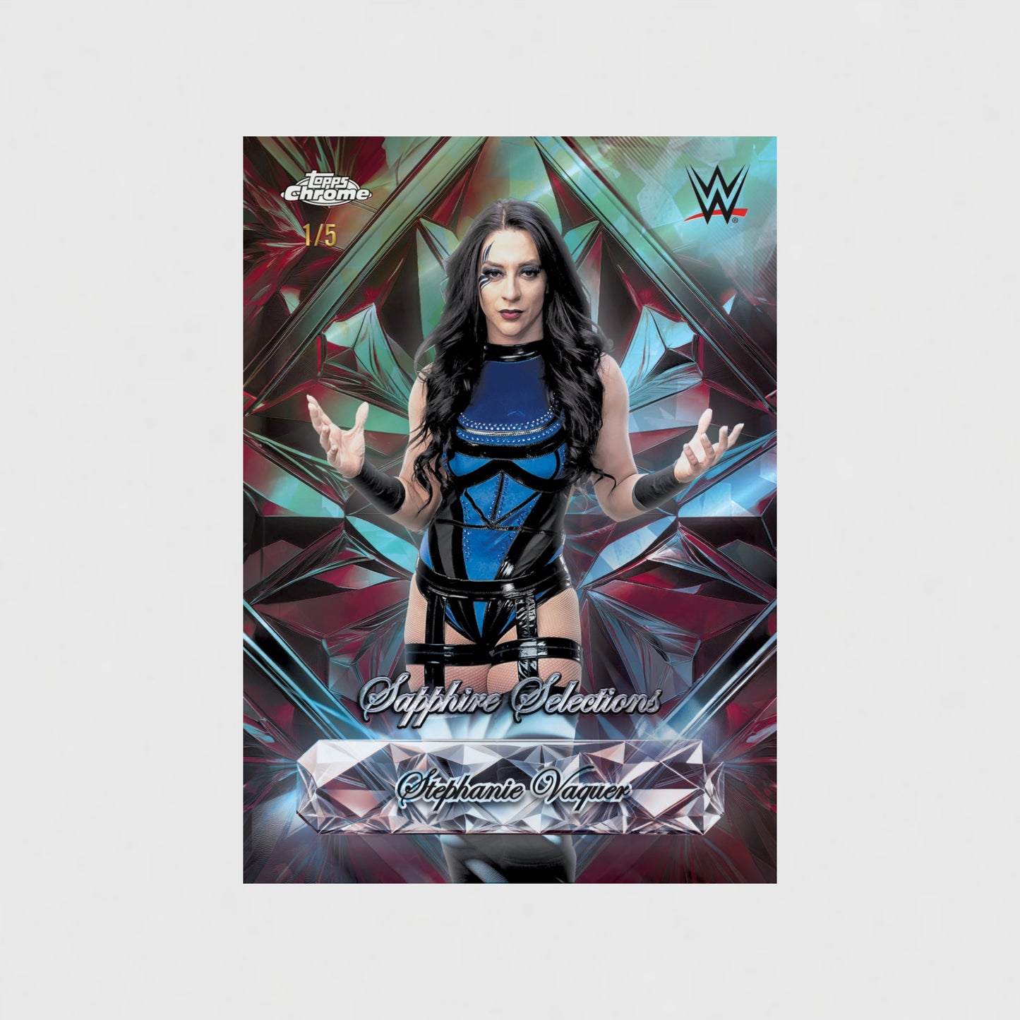 2026 Topps Chrome WWE Sapphire Hobby Box