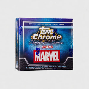 2026 Topps Chrome Marvel Comics Sapphire