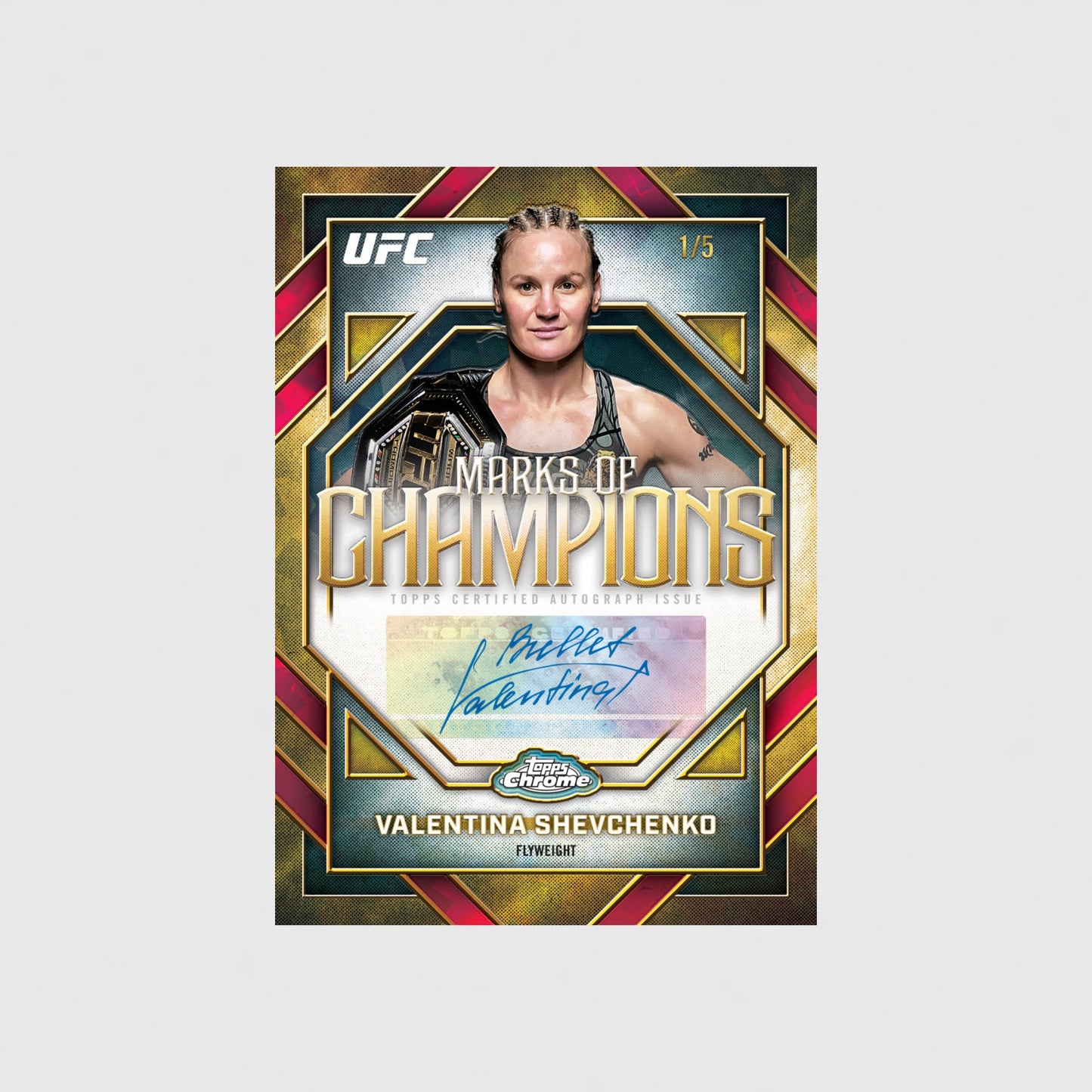 2026 Topps Chrome Sapphire UFC Hobby Box