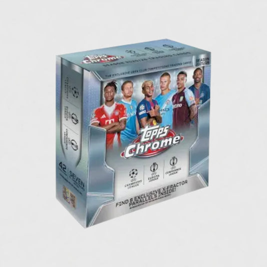 Topps Chrome UEFA Club Competitions 2025-26 - Mega Box