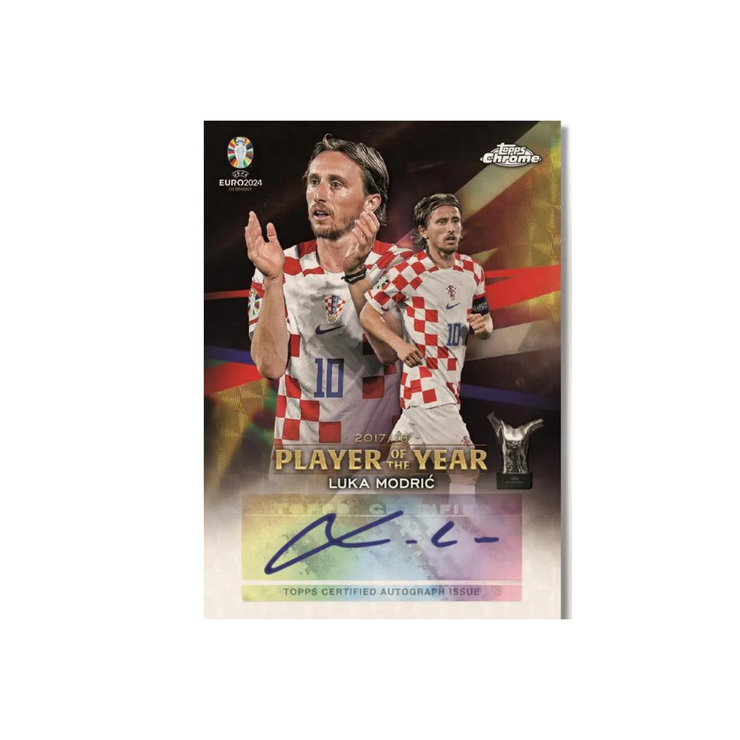 2023-24 Topps Chrome UEFA EURO Soccer Hobby Box