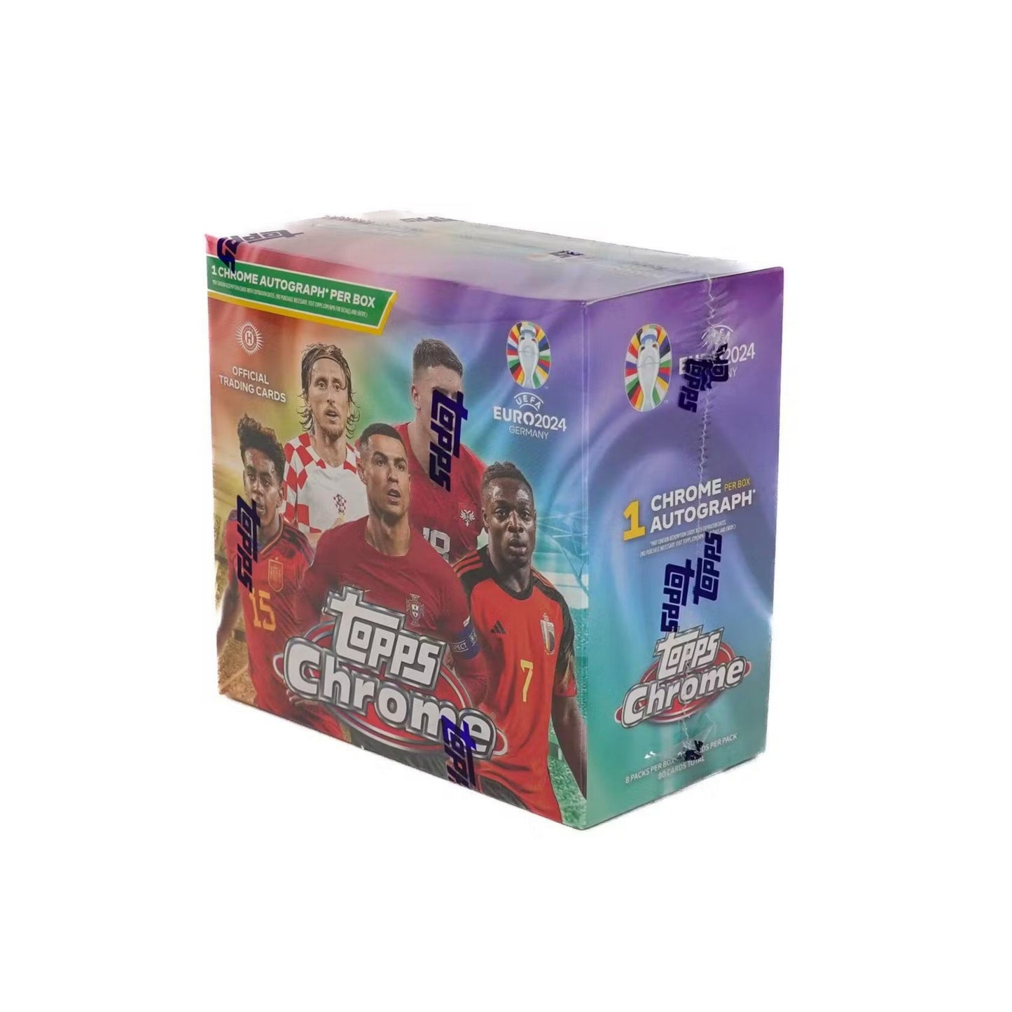 2023-24 Topps Chrome UEFA EURO Soccer Hobby Box