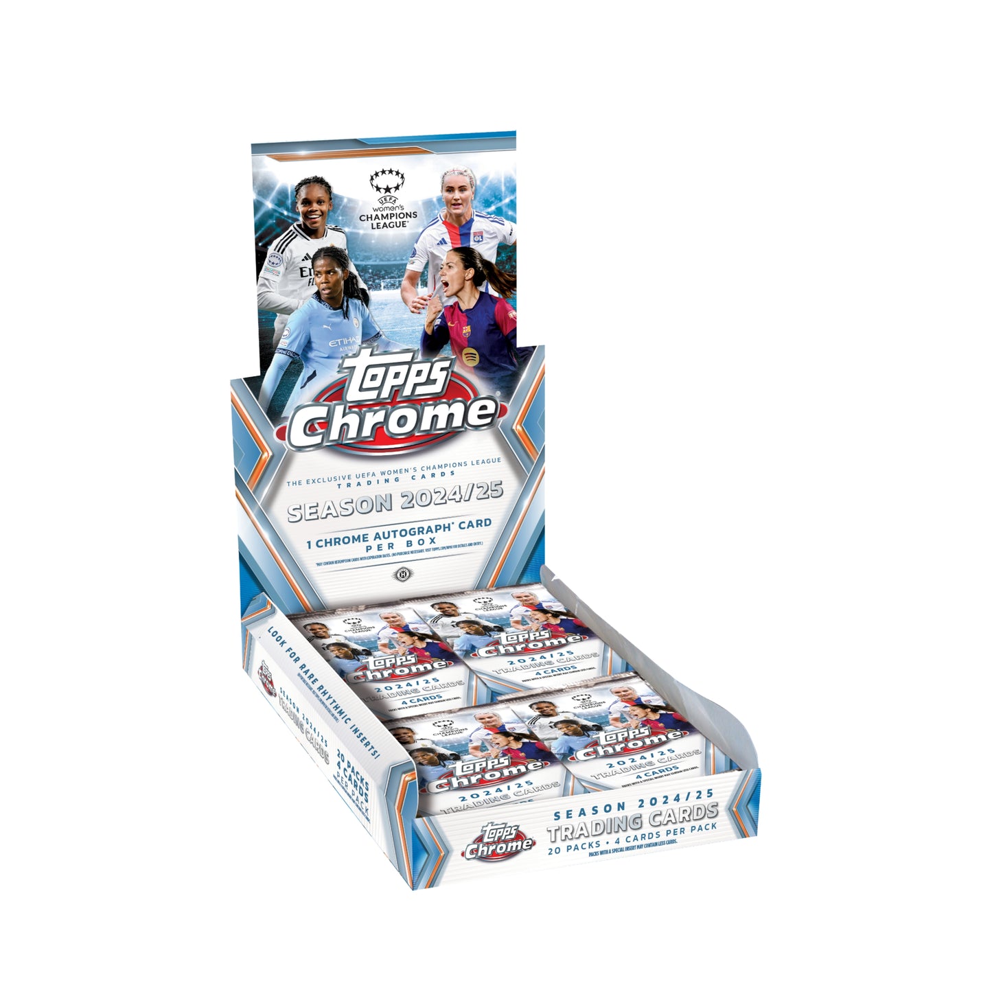 2024-25 Topps Chrome UEFA Women's Champions League - Hobby Box