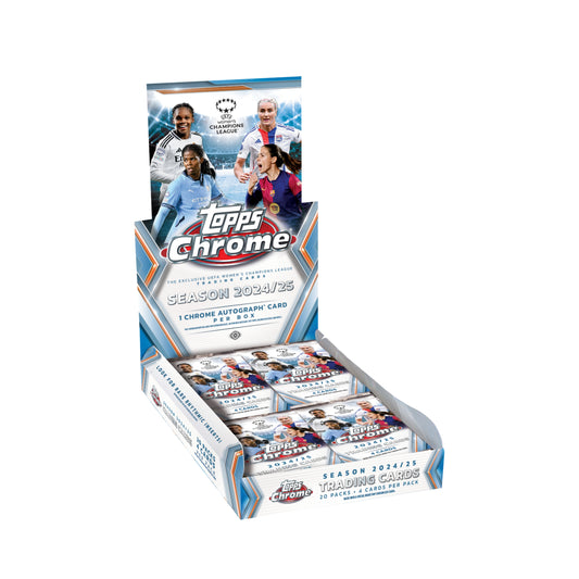2024-25 Topps Chrome UEFA Women's Champions League - Hobby Box