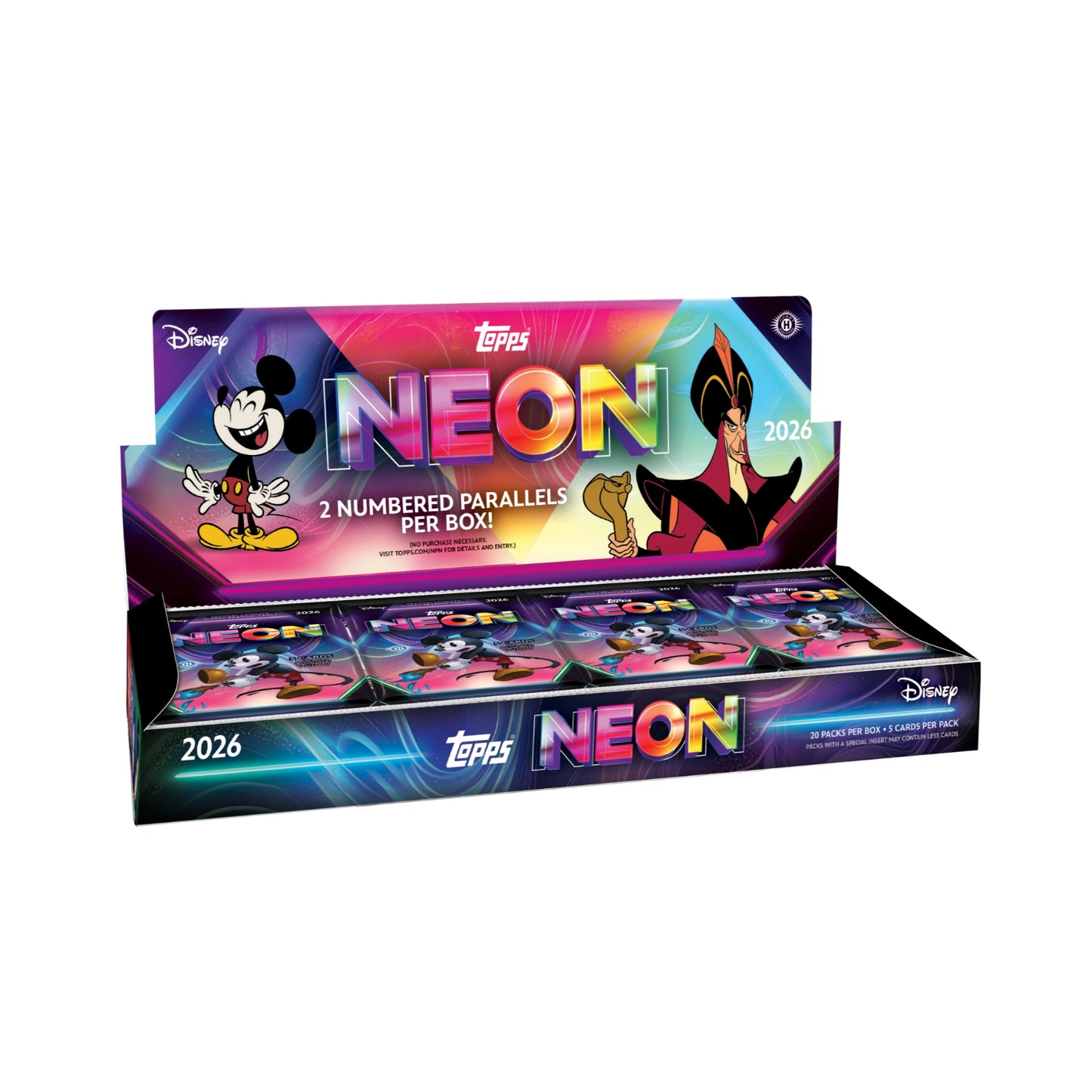 2026 Topps Disney Neon Hobby Box