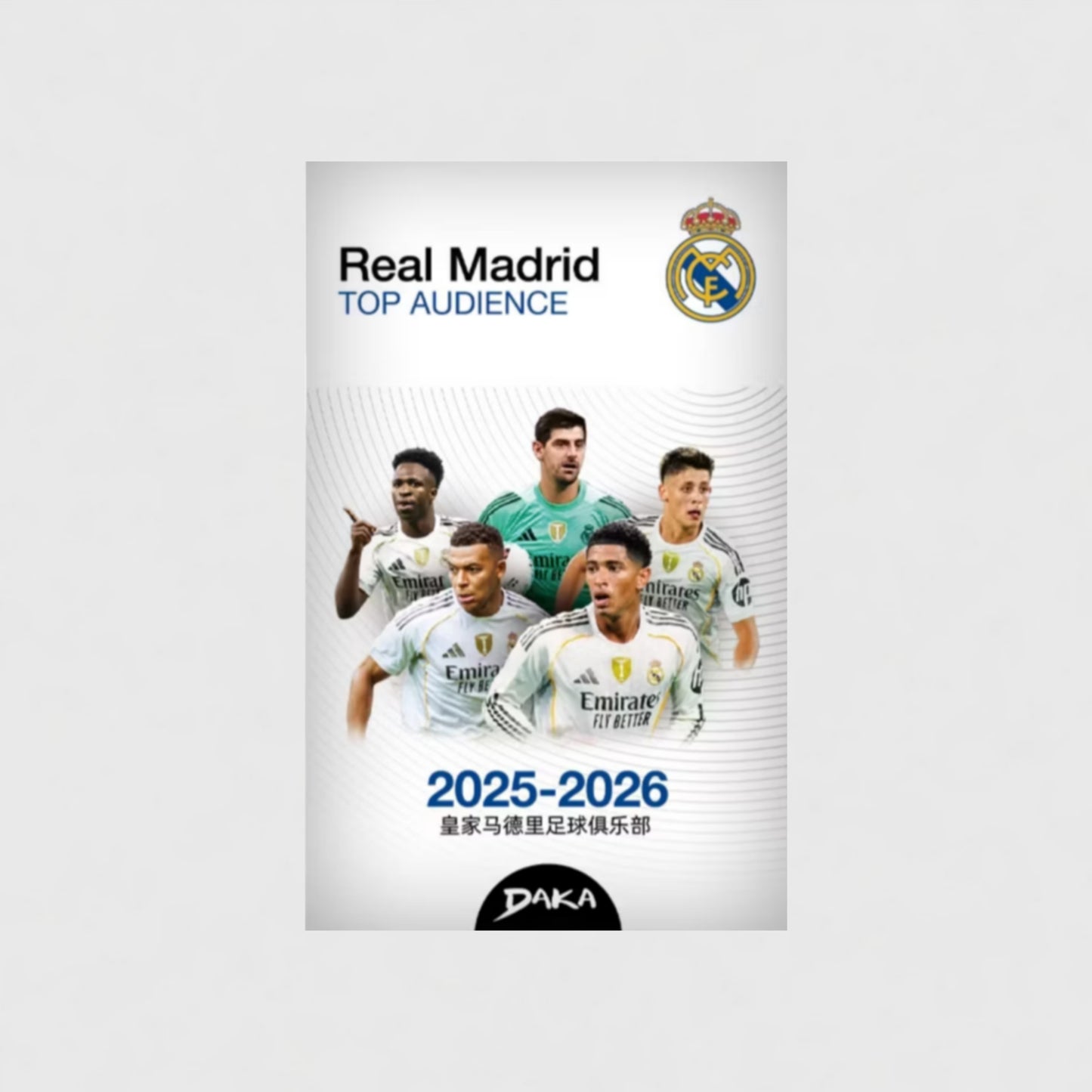 2025-26 Daka Top Audience Real Madrid Blaster Box