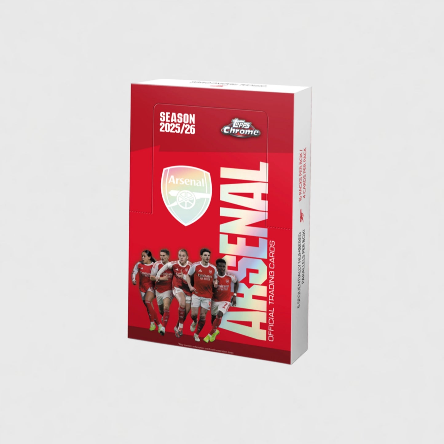 2025-26 Topps Chrome Arsenal Hobby Box