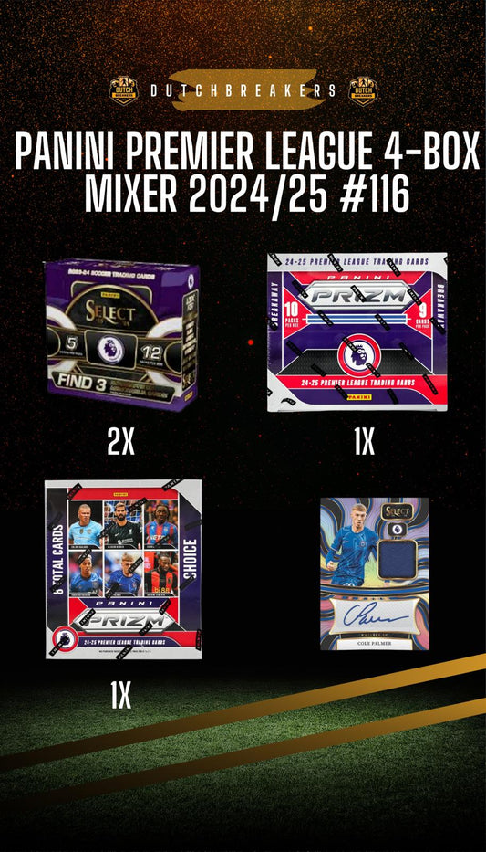 2024/25 Panini Premier League 4-Box Mixer (Prizm Choice, 2x Panini Select, Prizm Breakaway) #116